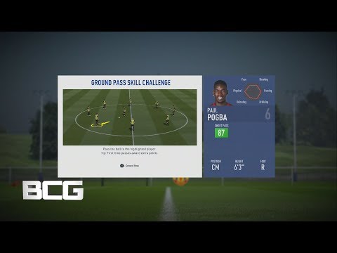 Fifa 19 Skill Games Ground Pass Challenge Level