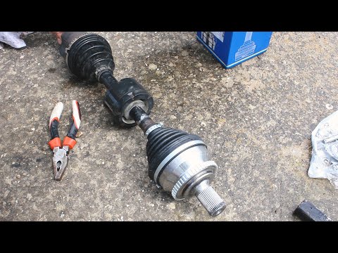 Снятие и разборка приводов. Замена шрусов и трипоидов. Volvo S60