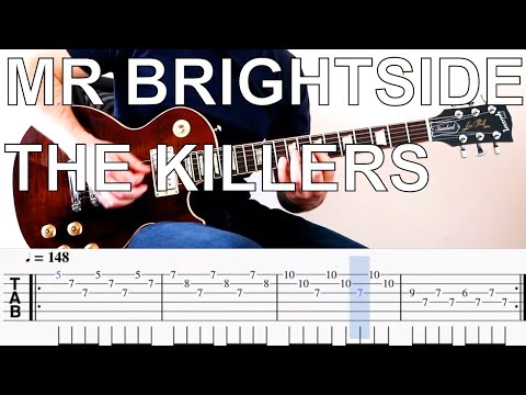 How to play Mr Brightside (The Killers) Guitar Tutorial with Tab