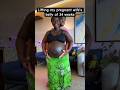 Lifting My Pregnant Wife S Belly At 8 Months Shorts