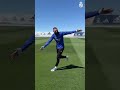 ? BOOM! Brilliant Benzema strike in Real Madrid training session! #shorts #realmadridshorts