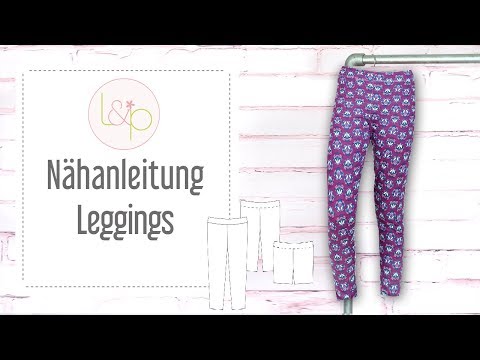 Nähanleitung lillesol Leggings - eine Leggins aus Jersey nähen