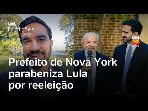 Prefeito de Nova York parabeniza Lula por reeleição e lembra do fim da escala 6×1: ‘Servir ao povo’