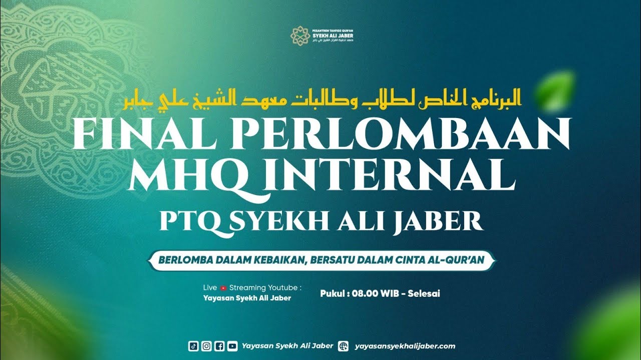 LOMBA FINAL SESI 2 KATAGORI 10 , 15 DAN 30 JUZ