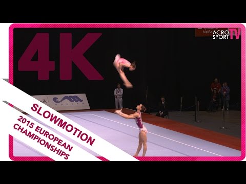 Guryeva, Kalinina - Russia - Women´s pair - Senior dynamic final - European Championship 2015