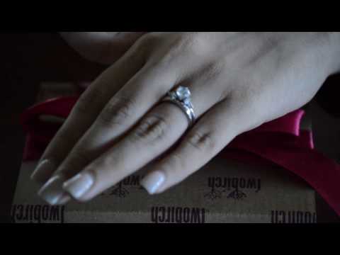 0.25 ct. Round and Marquise Wedding Ring Wrap - TwoBirch  TB-WRAP-0005-WG-E