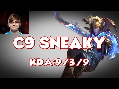 C9 Sneaky as Ezreal vs Lucian - Bot (NA Stream) League Of Legends