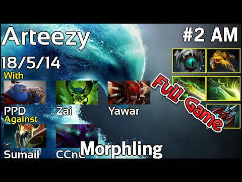 Arteezy  Morphling - Dota 2 Full Game 7.17