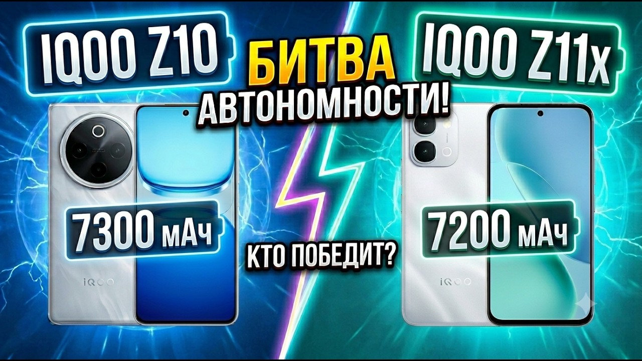 БИТВА АВТОНОМНОСТИ | СРАВНЕНИЕ IQOO Z10 И IQOO Z11X
