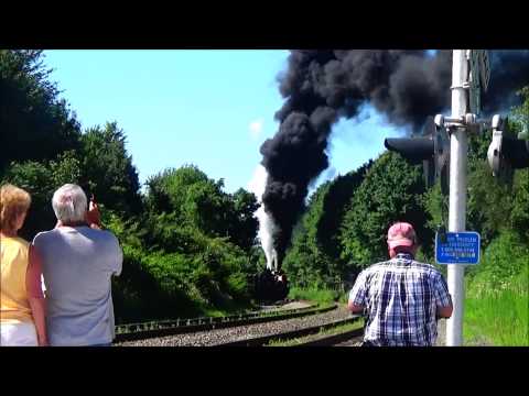 Historic Steam Locomotive No. 765 Almost Stalls on The NS YTL