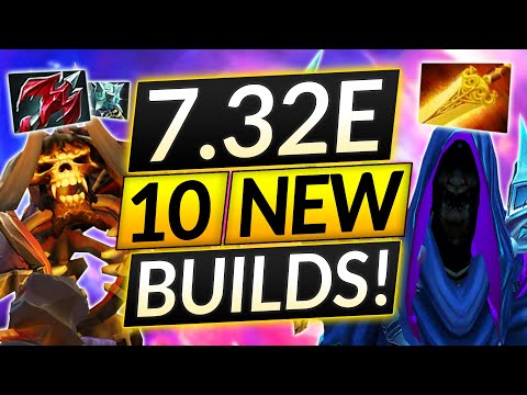 Top 10 NEW BROKEN Hero Builds Patch 7.32E - THESE ITEMS = FREE MMR - Dota 2 Guide