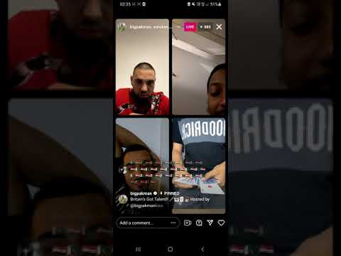 UK Rappers Funny Insta Live Pac Man, Young Smokes ft Dawud Magician 🎩 #britainsgottalent