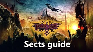 Emperor of the Fading Suns Enhanced | Sect guide