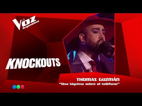 Thomas Guzmán - “Una lágrima sobre el teléfono” - Team Miranda! - Knockouts - La Voz Argentina 2025