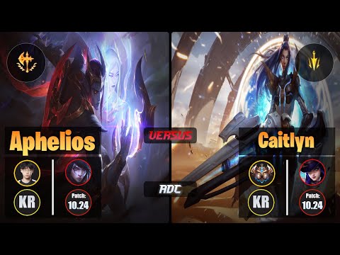 Zenit APHELIOS (ADC) [Conqueror] VS CAITLYN - Challenger KR Patch 10.24