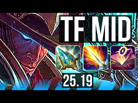 TWISTED FATE vs SYNDRA (MID) | Legendary, 36k DMG | KR Master | 25.19