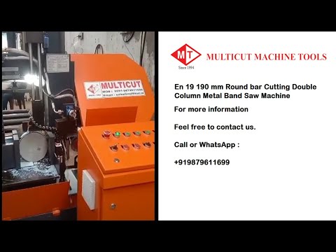 Double Column Band Saw Machine Model BDC (Semi Automatic)