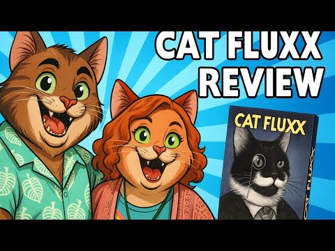 We got our paws on Cat Fluxx from Looney Labs! 🐾