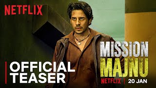 Mission Majnu | Sidharth Malhotra, Rashmika Mandanna | Official Teaser | Netflix India