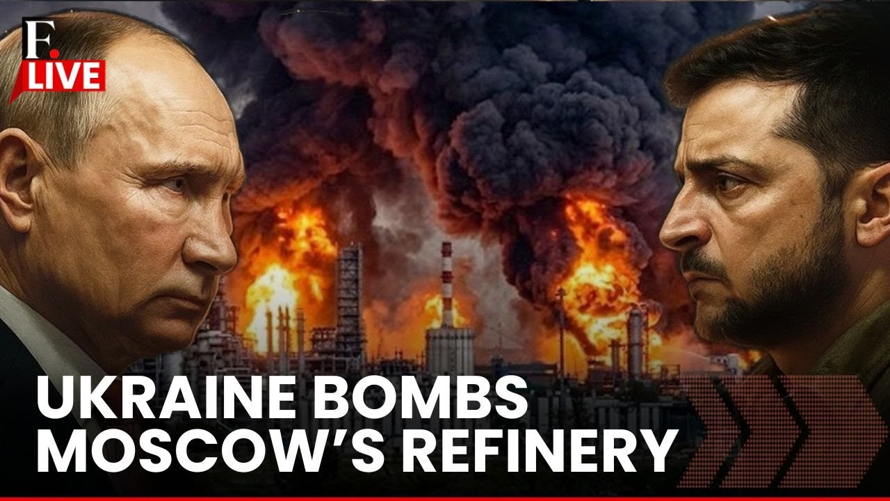 LIVE: Ukraine Hits Moscow Oil Refinery Again, Grounds Flights Across Capital