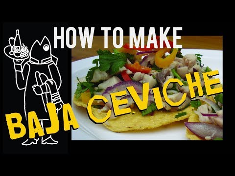 Catch And Cook Yellowtail Recipe๐ฃ How To Make Ceviche Tostada Baja ๐ฒ๐ฝStyle Mexican Seafood Recipe
