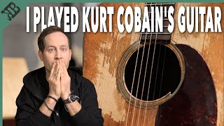 Video thumbnail for I Played a NIRVANA Song on Kurt Cobain's Original Guitar... | 1953 Martin D-18 by Kris Barocsi