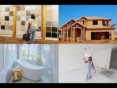 Building My Dream Home | Picking Finishes, All Gold Details, Marble Waterfall Island and MORE