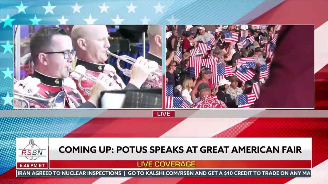 WATCH: The President's Own U.S. Marine Band Kicks Off Festivities - 06/24/26