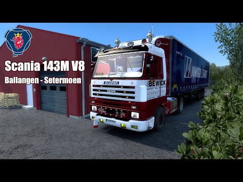 ETS2 Scania 143M V8 Ballangen - Setermoen 🇳🇴 | ProMods Combo 2k Gameplay | Xbox Controller