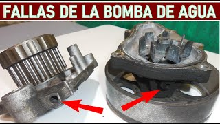 3 Fallas de la bomba de agua y los sintomas que provocan en el auto