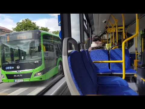 UL Linje 8 Uppsala centralstation-Ultunaallén med Gamla Uppsala Buss 510