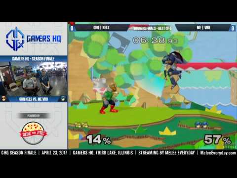 GHQ Spring Finale 2017 - GHQ | Kels (Fox) vs. ME | Vro (Marth) - SSBM - Winners Finals