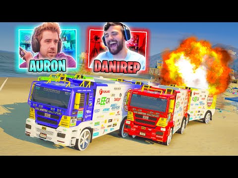 INCREIBLE JUGADA!! CON AURONPLAY Y AMIGOS! - GTA V ONLINE