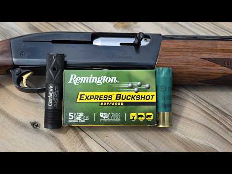 Remington Express 12ga 2-3/4" 16 Pellet 1 Buck Test W/ Remington 11-87 & Carlson's Coyote Choke