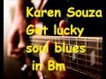 Backing Track Karen Souza Get lucky soul blues in ...