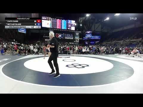 USMC Junior & 16U Nationals | 145 lbs Junior Girls Freestyle | Faith Bane vs Skylar Slade