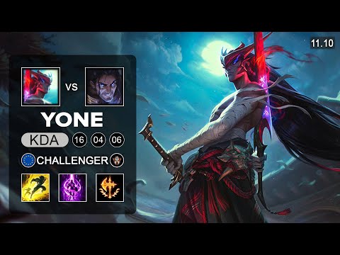 Yone Mid vs Sylas - EUW Challenger Patch 11.10
