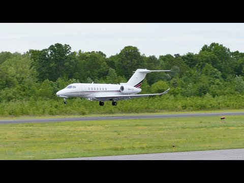 2023 CITATION LONGITUDE Landing & Takeoff #N841QS