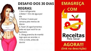 Como Emagrecer Rpido Com Sade em 30 Dias Com Receitas para Secar? Receitas Para Secar Funciona?