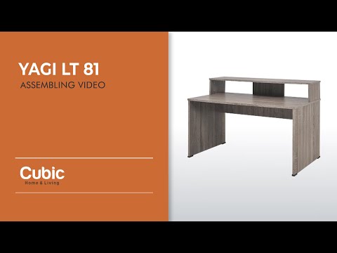 TUTORIAL PERAKITAN YAGI LT 81 | MEJA KOMPUTER/MEJA LESEHAN MINIMALIS