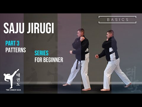 SAJU JIRUGI SERIES Part 3 (Arae-Makki) Patterns Saju Jirugi Taekwondo Children