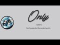 Lee Hi - Only | Instrumental Karaoke Lyrics