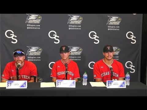 Texas Tech Baseball vs. UNCG: Statesboro Regional Postgame Press Conference | June 4, 2022