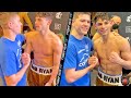LUKE CAMPBELL HUGS RYAN GARCIA AFTER KNOCKOUT; BOTH FIGHTER SHAKE HANDS & HUG AFTER HARD FIGHT