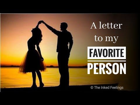 Dear Favourite Person ❤️ | A letter to the most special person in my life!!