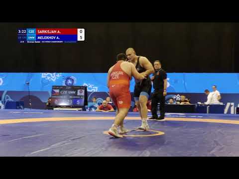 GR 130KG Bronze Medal | Artur Sarkisjan (Cze) Vs Aleksandr Melekhov (Uww) | U23WorldChampionship2025