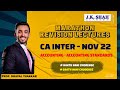 CA INTER NOV 22 MARATHON REVISION ACCOUNTING ACCOUNTING STANDARDS