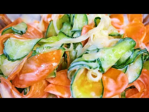 Easy Japanese Cucumber Coleslaw | Quick and Healthy Recipe|きゅうりのコールスローの作り方