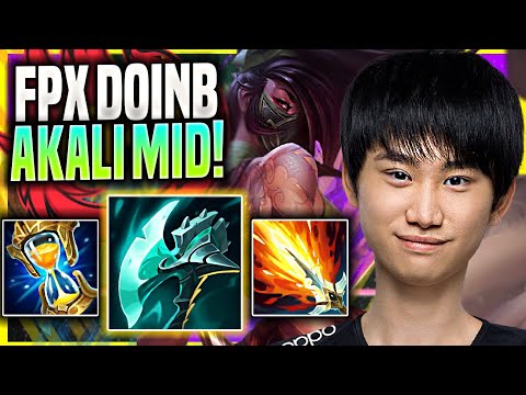 DOINB WORLD CLASS WITH AKALI! - FPX DoinB Plays Akali Top vs Twisted Fate! | Season 11