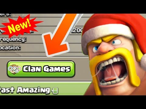 NEW WINTER UPDATE: Clan Games! | Clash of Clans December 2017 Update News